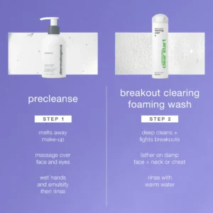 acne clearing double cleanse set (2 full size)